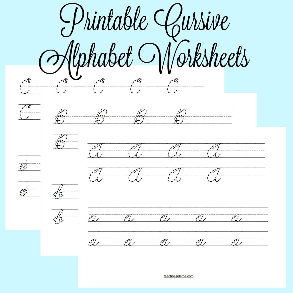 Cursive Alphabet Worksheets For Kids Teach Beside Me Cursive Alphabet Worksheets For Kids Teach Beside Me
