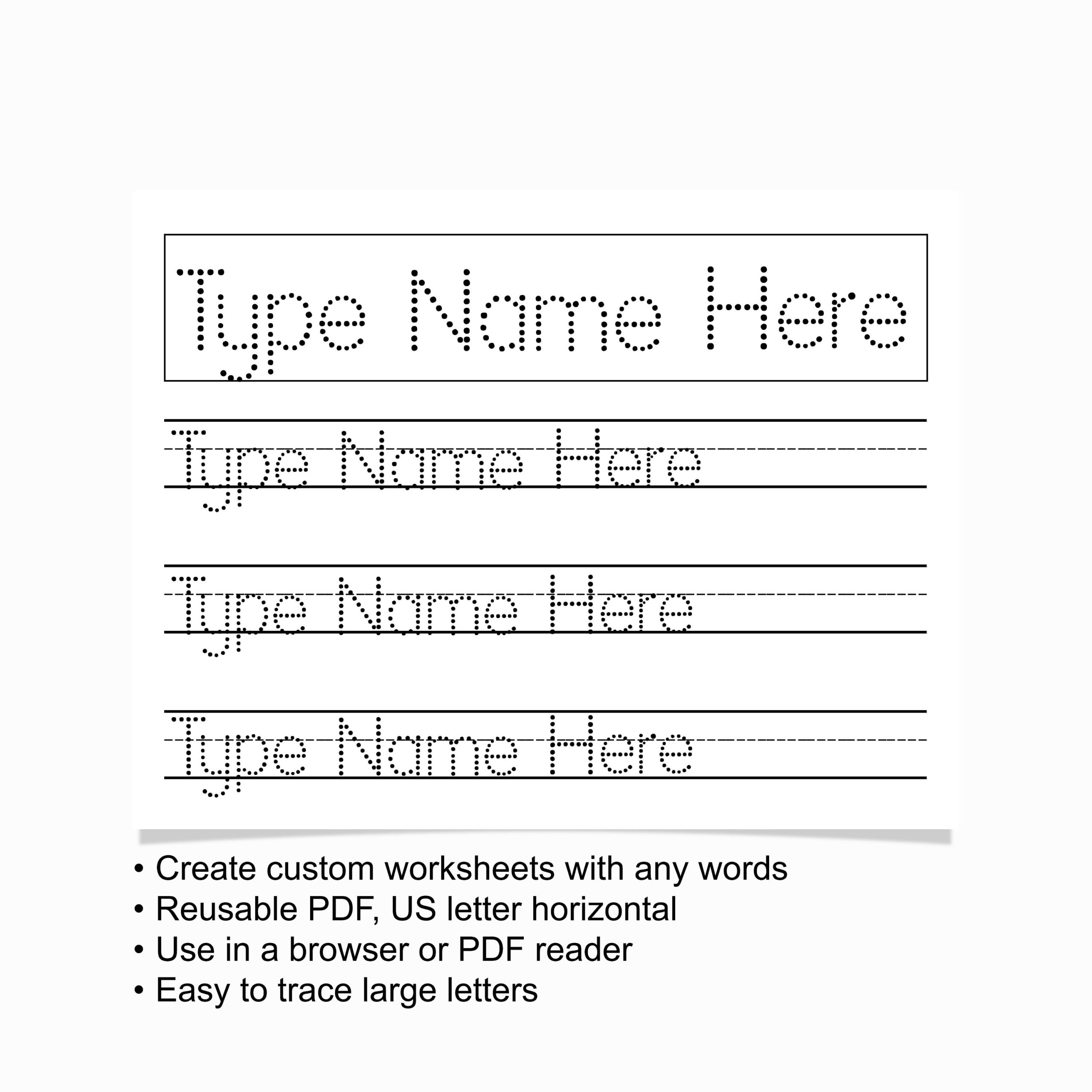 Custom Name Handwriting Practice Sheet Editable Tracing Worksheet Personalized Writing Skills Exercise Printable Learn To Trace And Write Etsy Custom Name Handwriting Practice Sheet Editable Tracing Worksheet Personalized Writing Skills Exercise Printable Learn To Trace And Write Etsy
