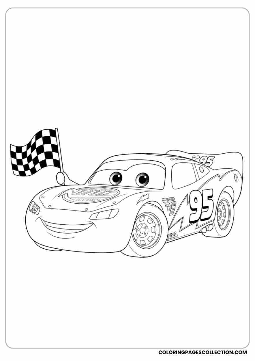 Cute Lightning McQueen Printable Coloring Pages Cute Lightning McQueen Printable Coloring Pages