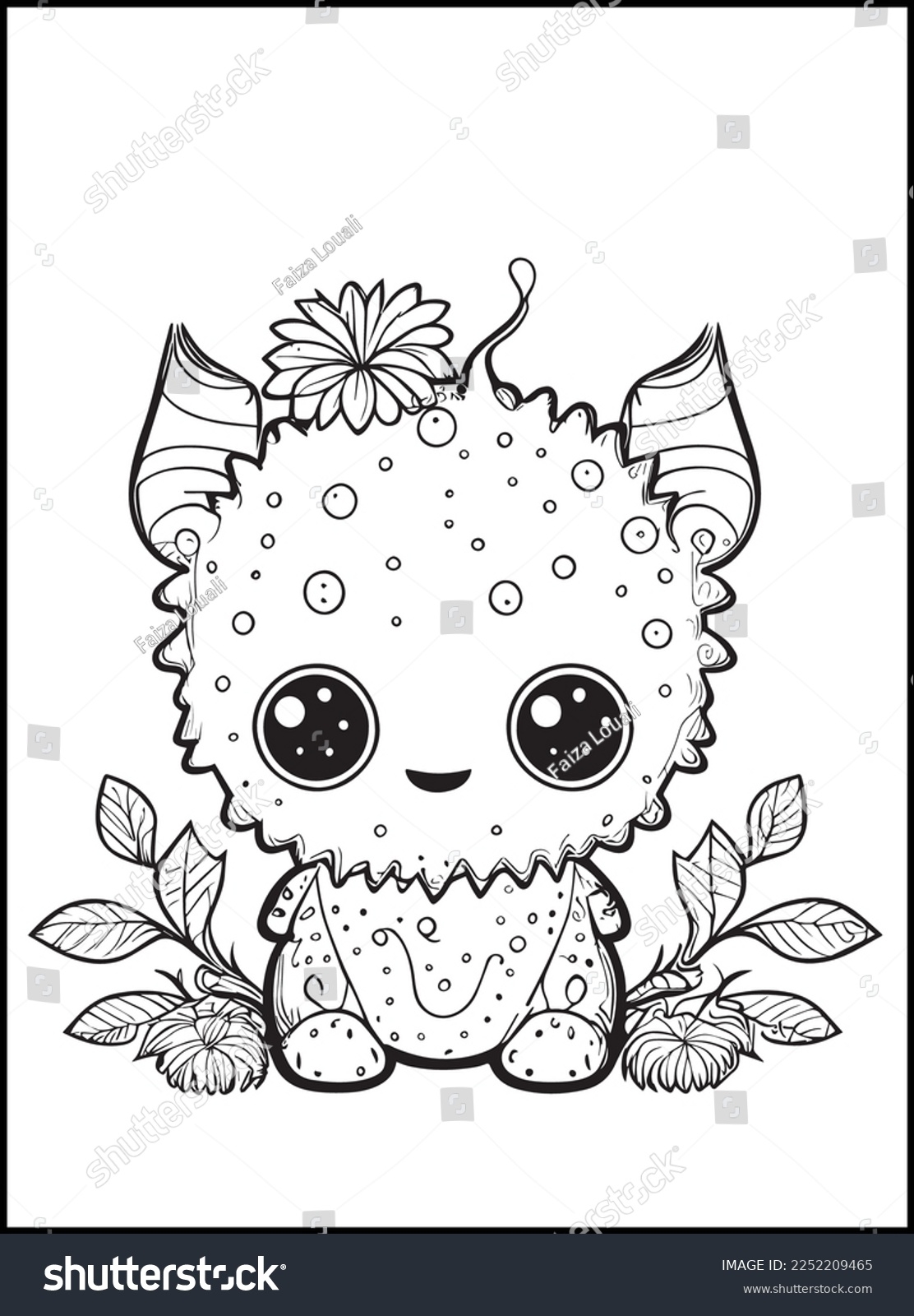 cute monster coloring pages
