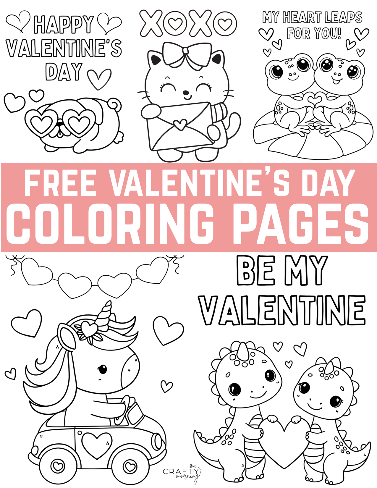Cute Valentine s Day Coloring Pages Crafty Morning Cute Valentine s Day Coloring Pages Crafty Morning