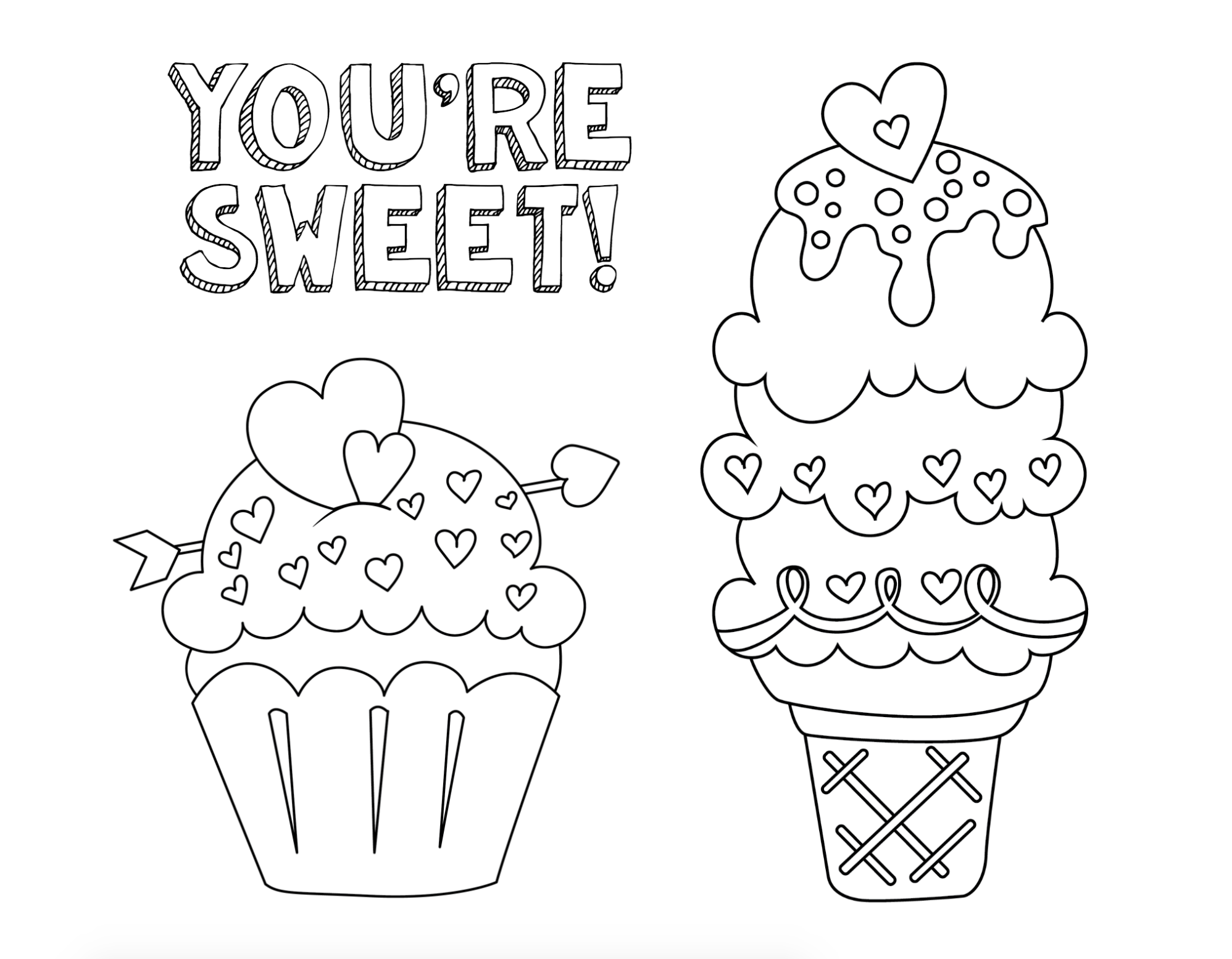 Cute Valentine s Day Coloring Pages For Kids Crazy Little Projects Cute Valentine s Day Coloring Pages For Kids Crazy Little Projects