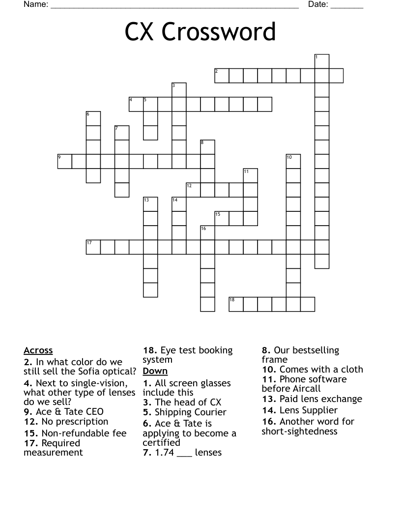 CX Crossword WordMint