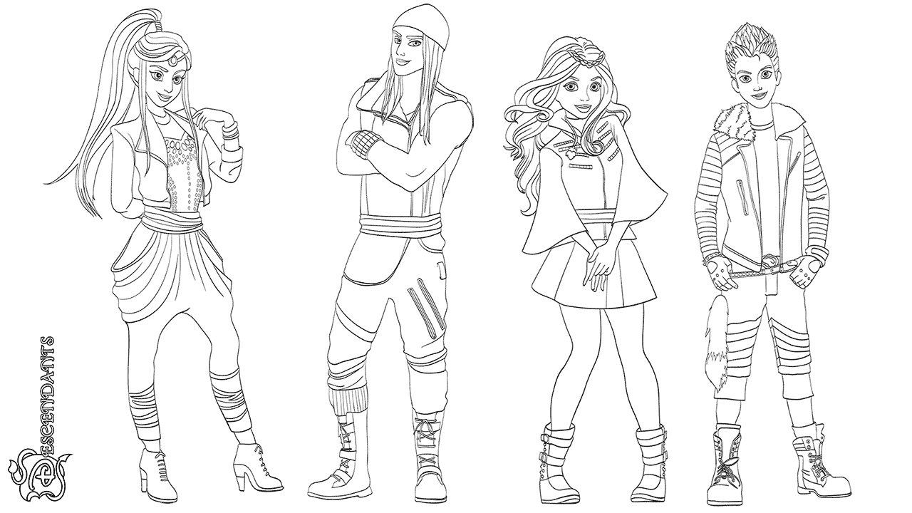 Descendants Coloring Pages Best Coloring Pages For Kids Descendants Coloring Pages Best Coloring Pages For Kids