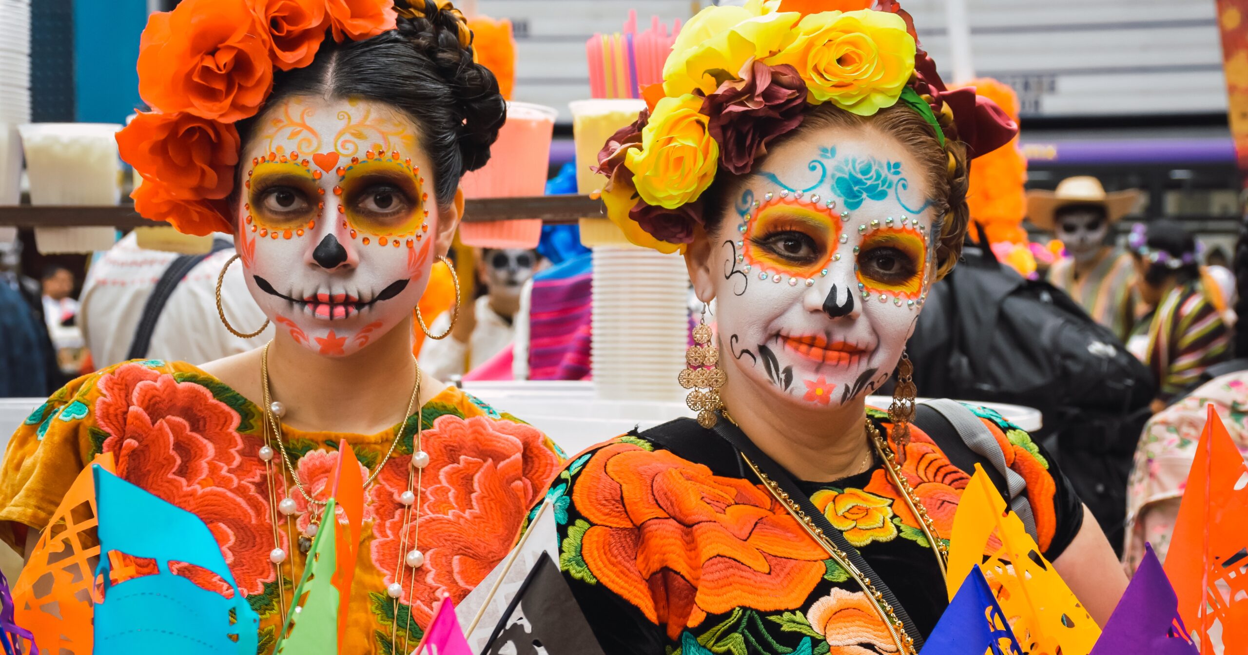 dia de los muertos colored