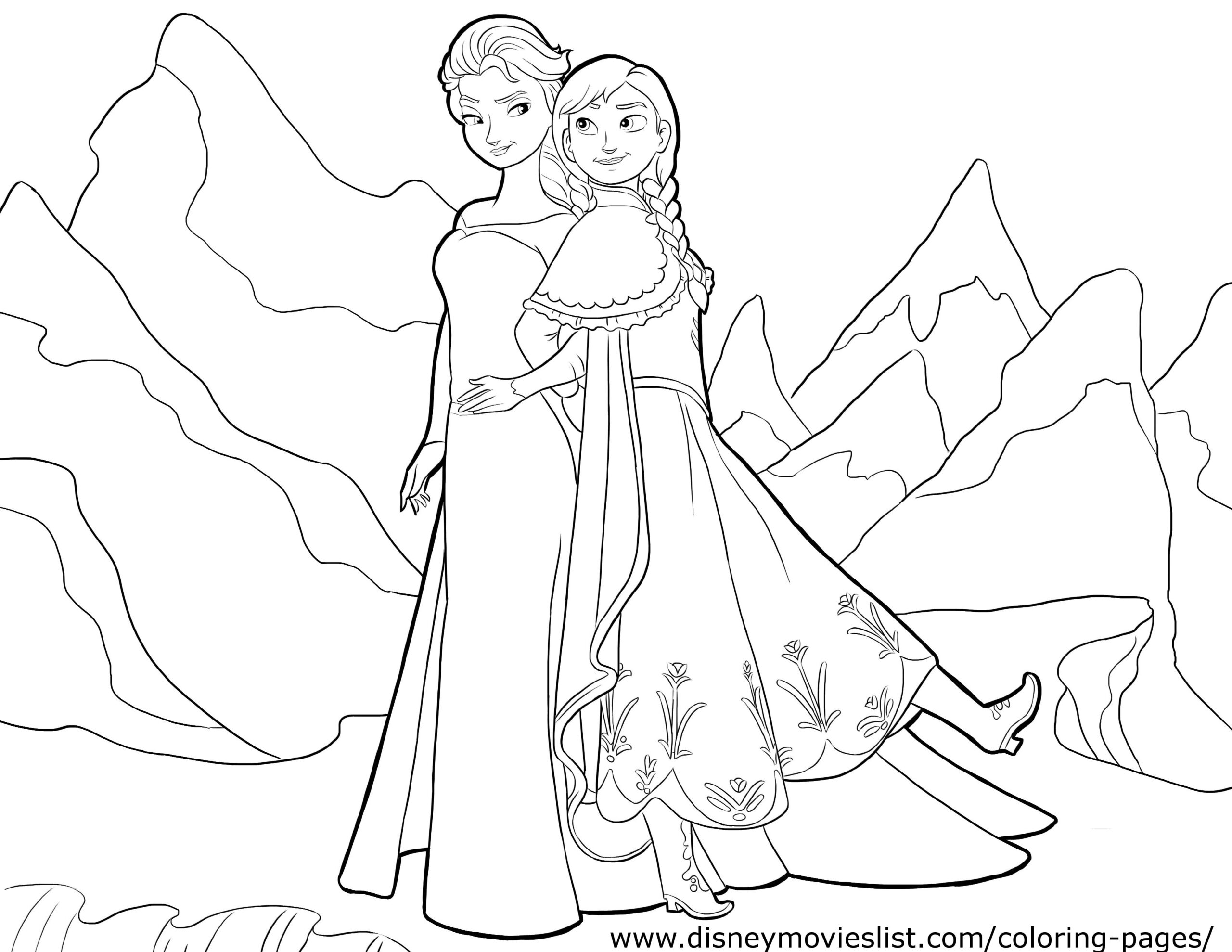Disney FROZEN Coloring Pages Lovebugs And Postcards