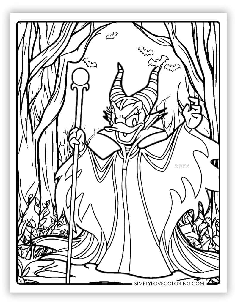 Disney Halloween Coloring Pages Free PDF Printables Simply Love Coloring Disney Halloween Coloring Pages Free PDF Printables Simply Love Coloring