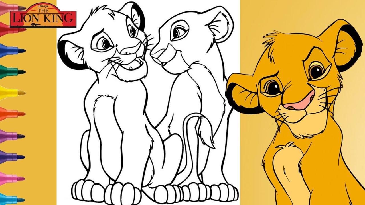lion king coloring pages simba