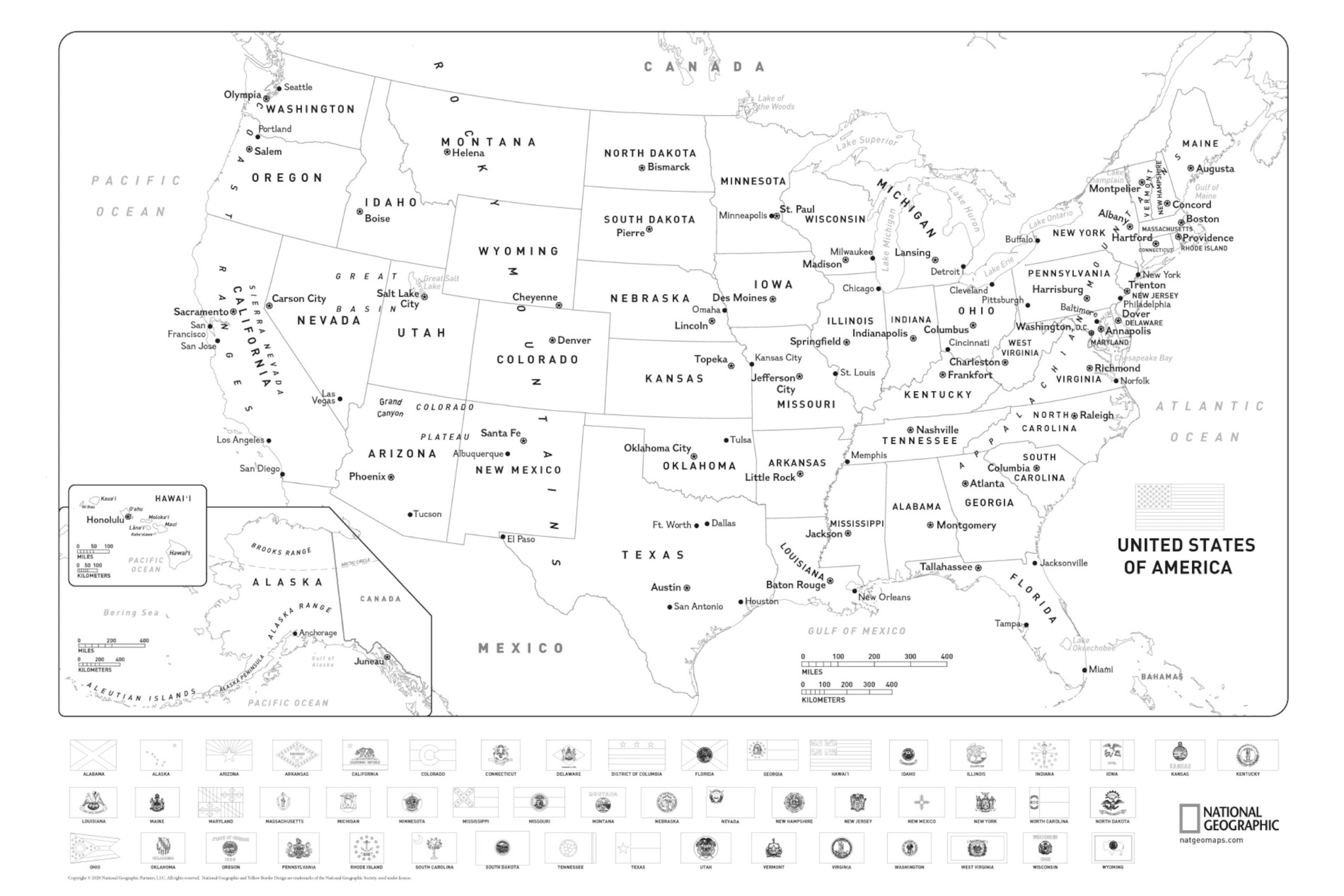 Download And Color A Free World Or United States Map With Flags National Geographic Download And Color A Free World Or United States Map With Flags National Geographic