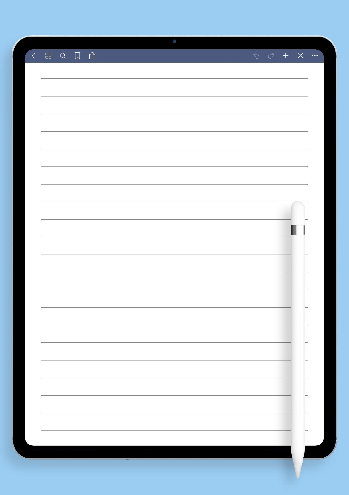 printable wide ruled paper