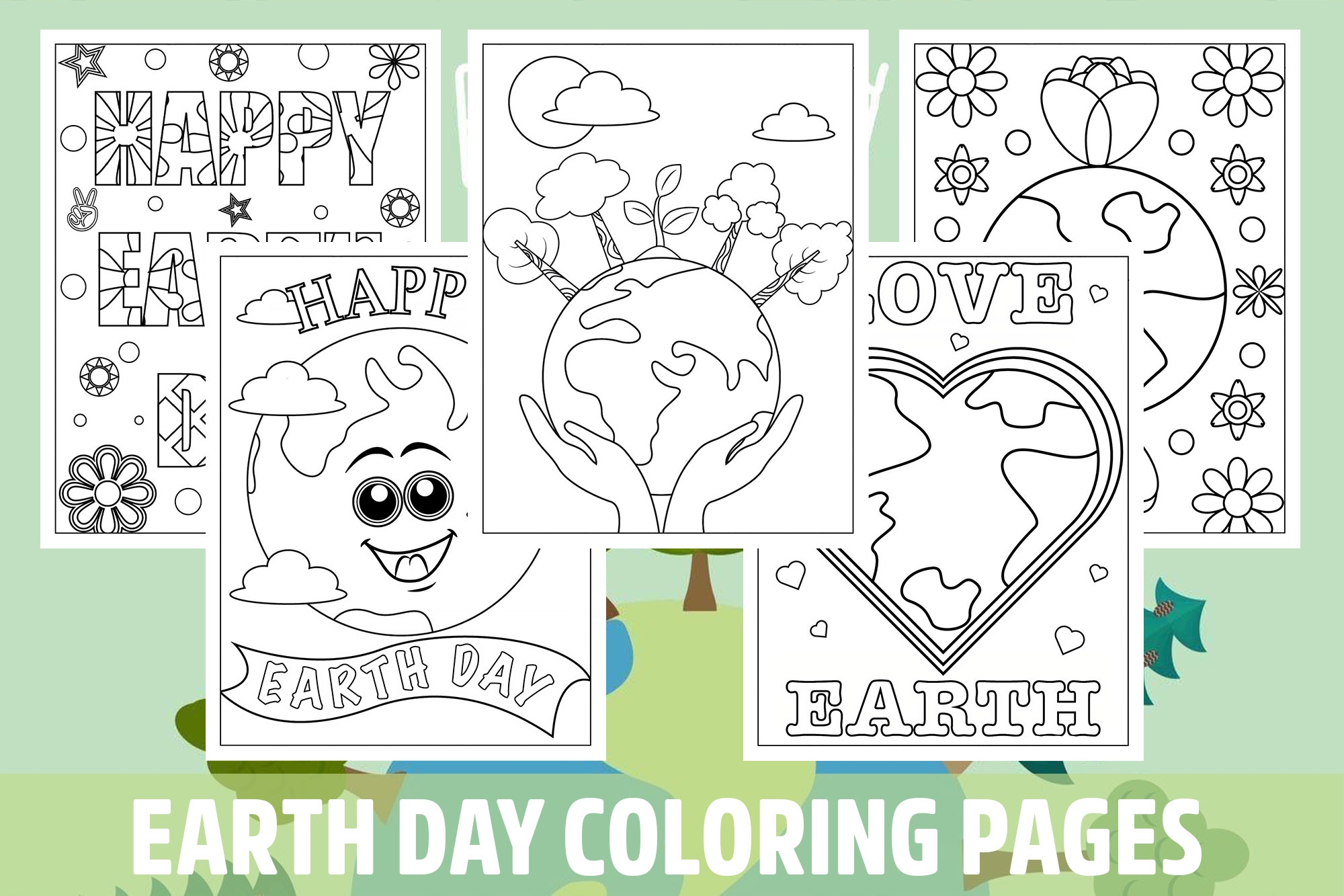 earth day coloring sheet