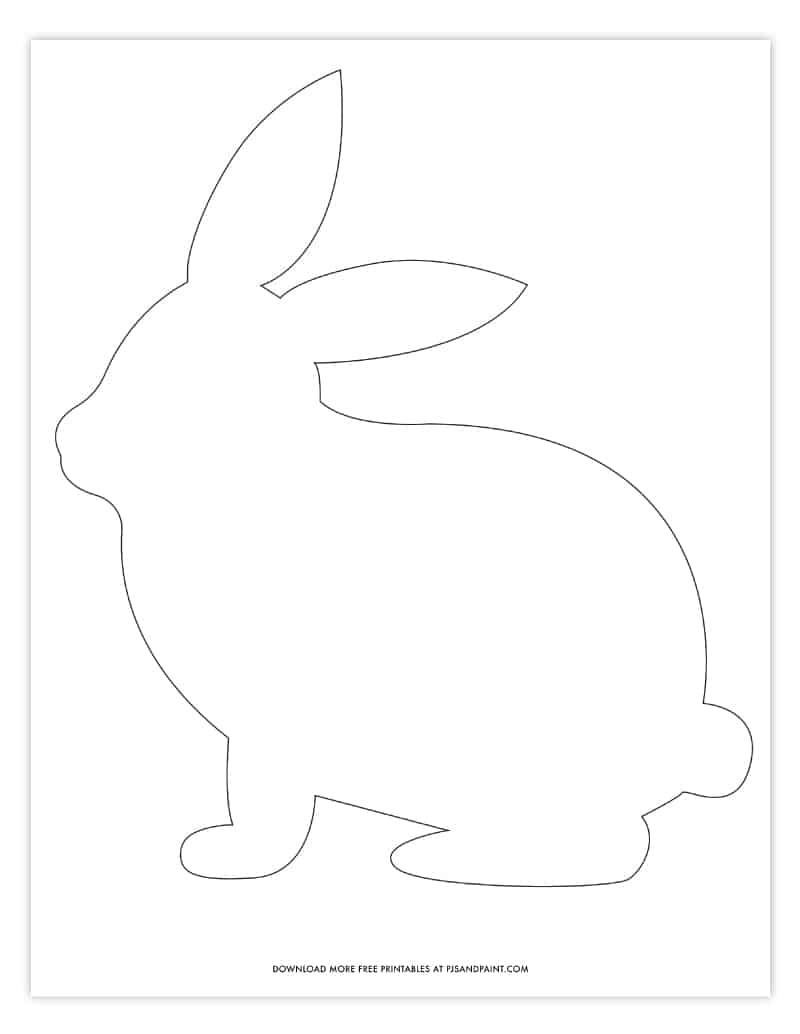 template for bunny rabbit template for bunny rabbit