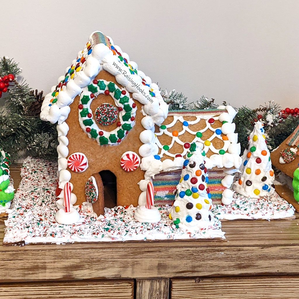 EASY 2 Story Gingerbread House Template Raising Hooks EASY 2 Story Gingerbread House Template Raising Hooks