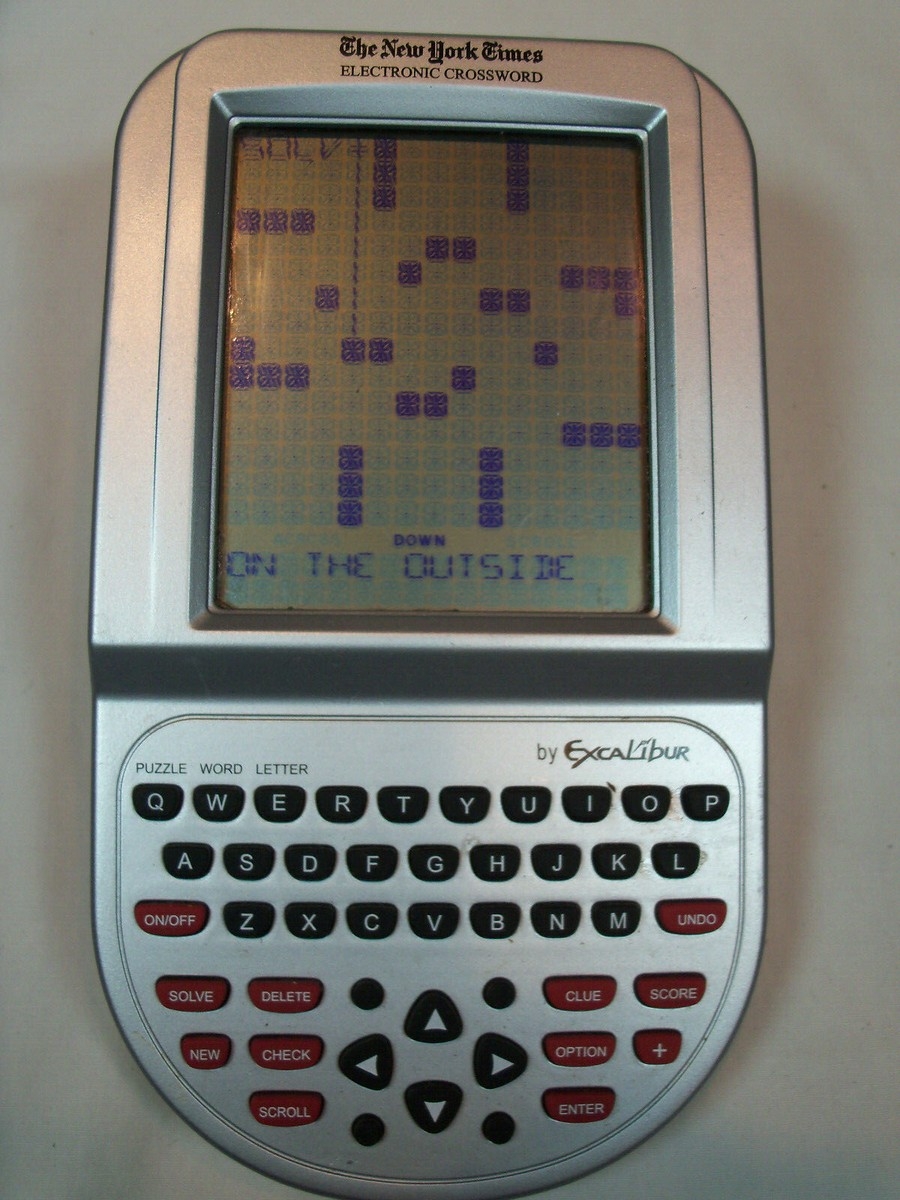 Electronic Crossword Puzzle Game EXCALIBUR The New York Times 2006 Tested EBay