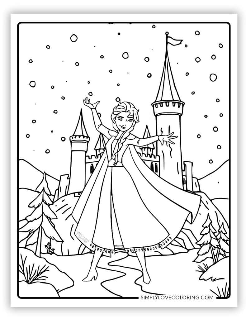 Elsa Coloring Pages Free PDF Printables Simply Love Coloring Elsa Coloring Pages Free PDF Printables Simply Love Coloring