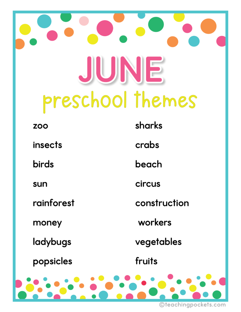 Engaging Preschool Monthly Theme Ideas Teaching Pockets Engaging Preschool Monthly Theme Ideas Teaching Pockets