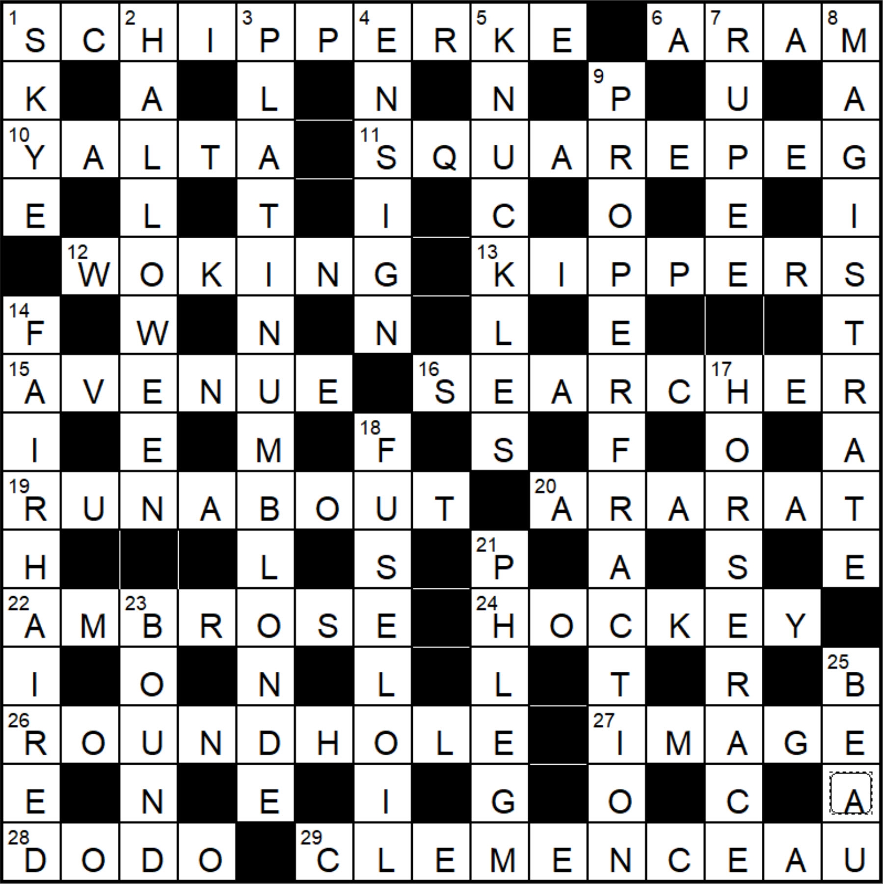 Everyman 001 12th August 1945 Fifteensquared