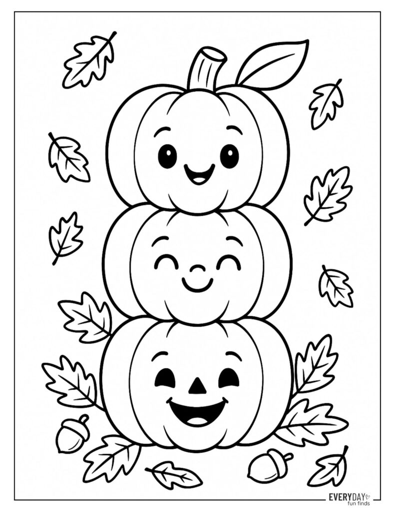 fall coloring pictures printable