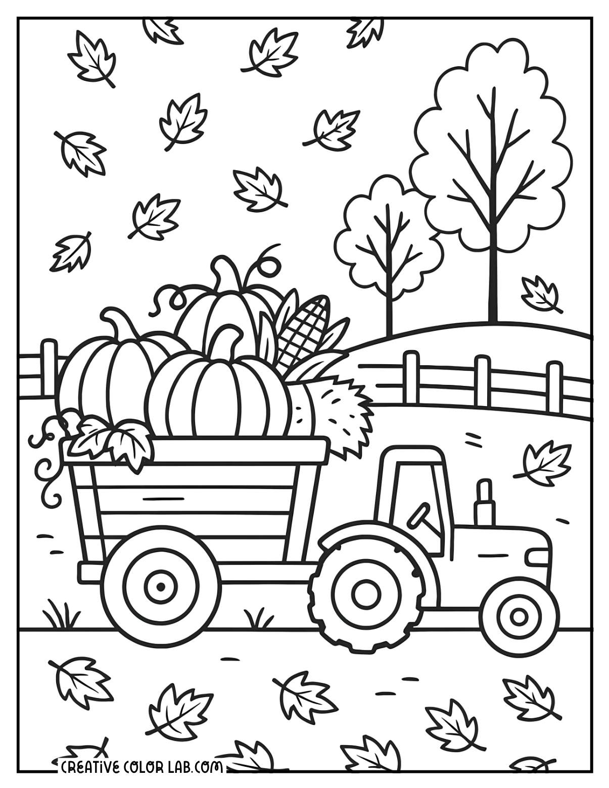 fall colouring pages free fall colouring pages free