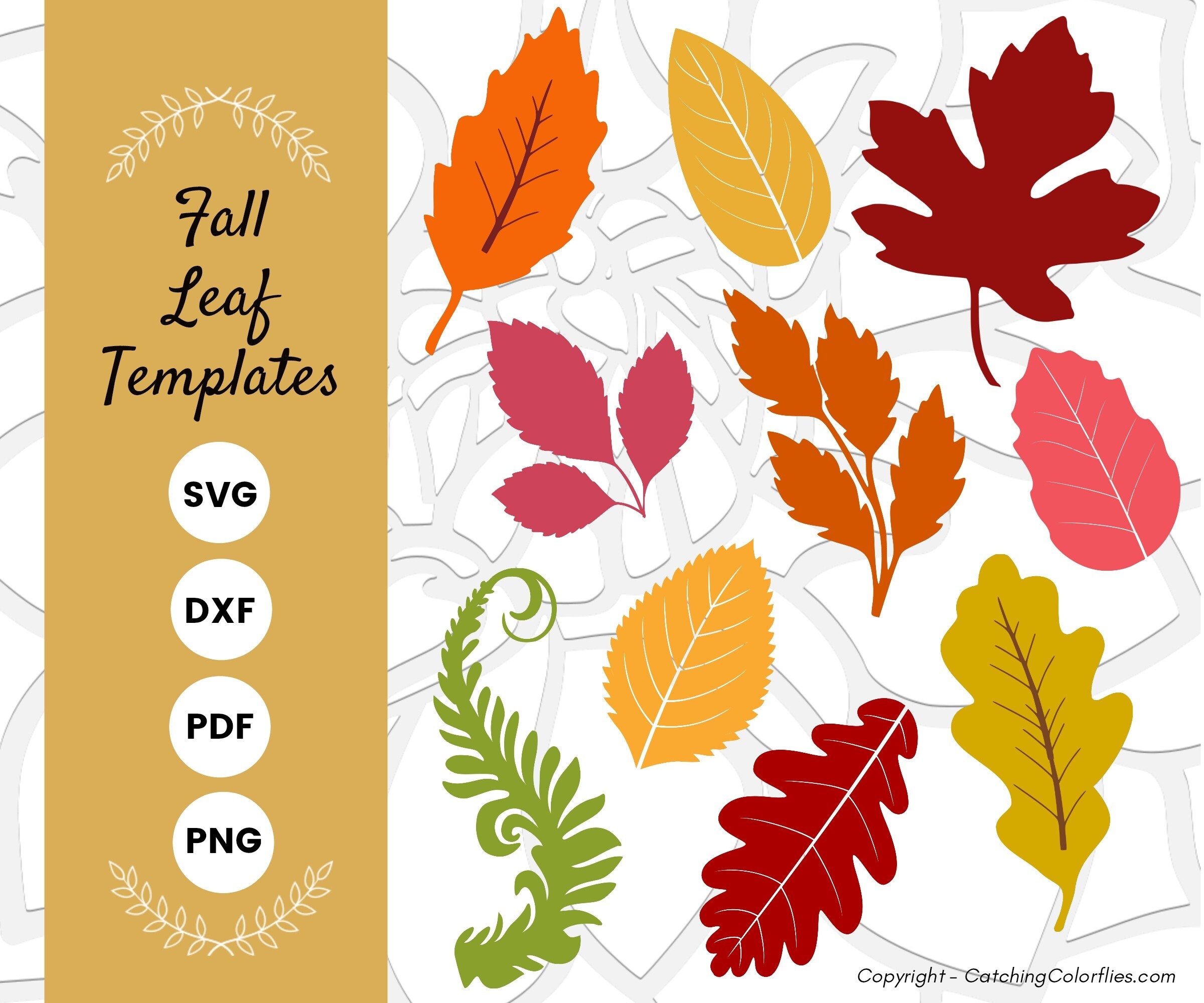 cut out printable fall leaves