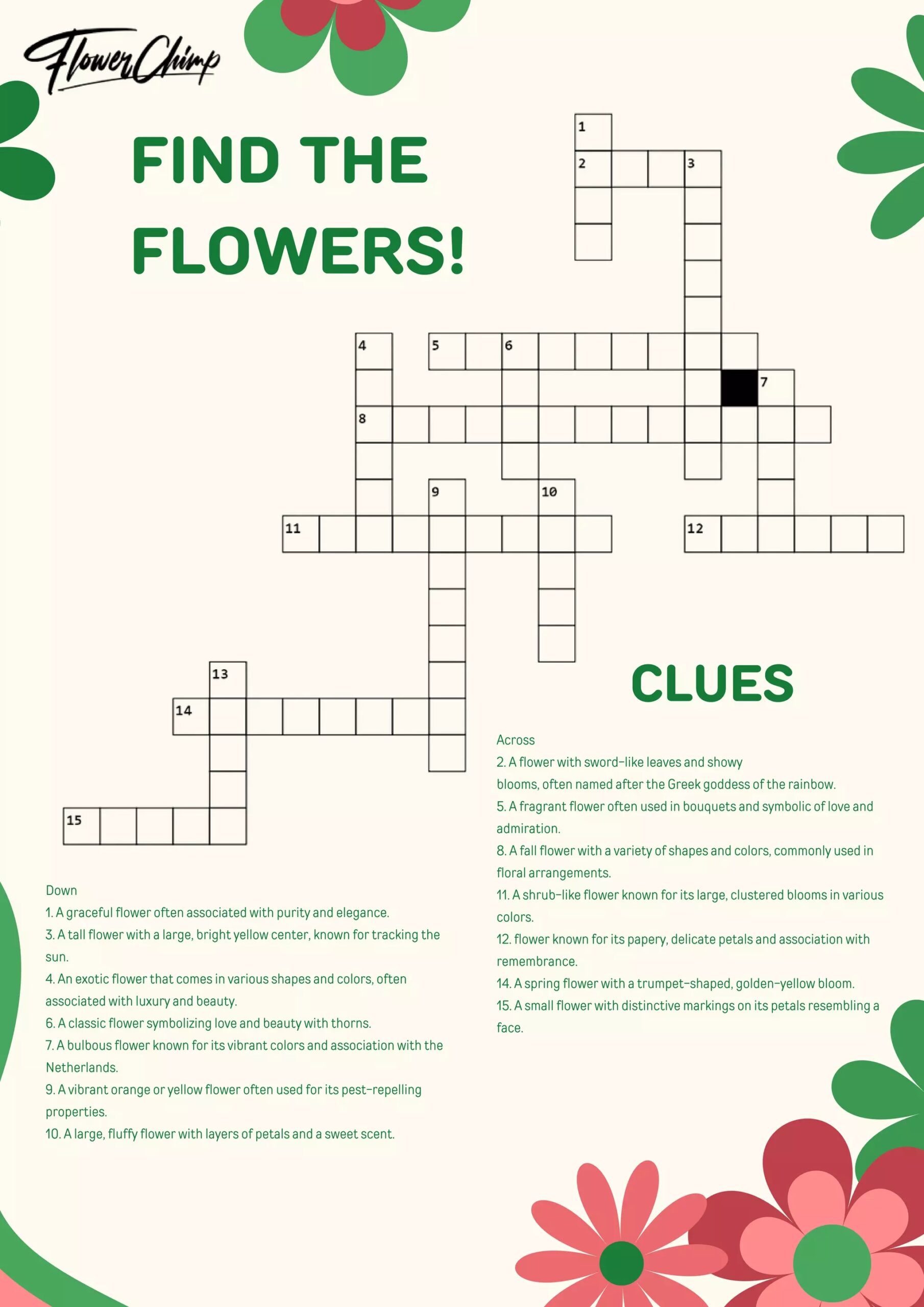 FC crossword puzzle PDF FC crossword puzzle PDF