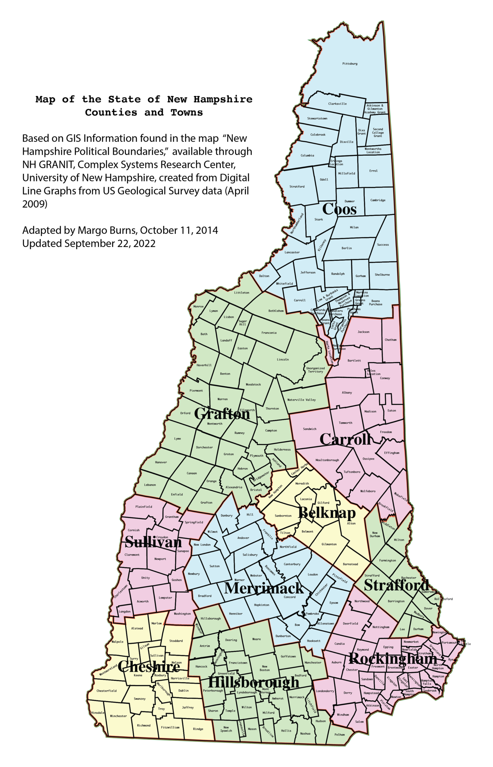 File State Of New Hampshire With Counties Towns png Wikimedia Commons