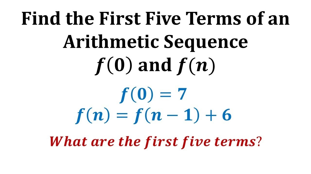 recursive formula for arithmetic sequence recursive formula for arithmetic sequence