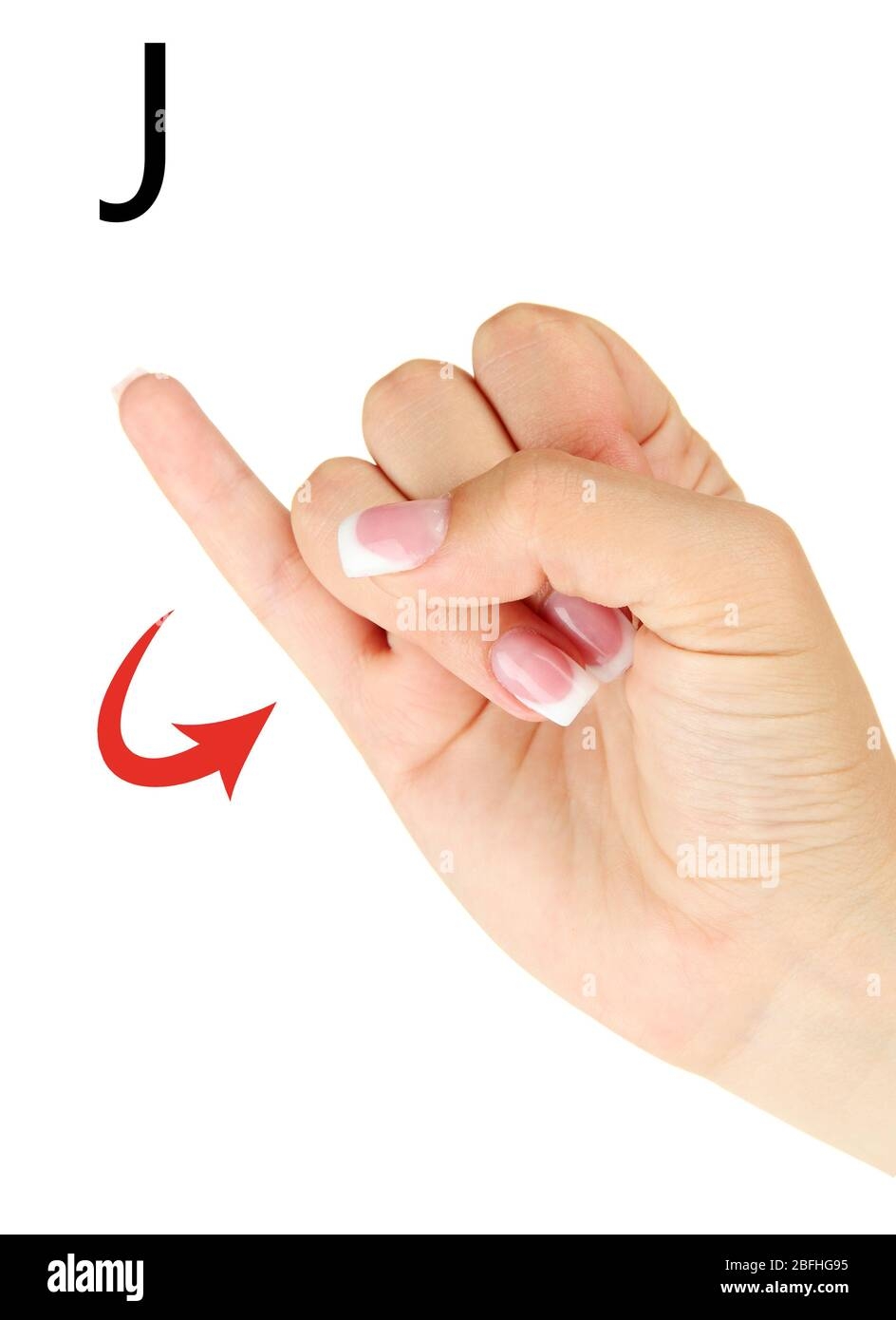 Finger Spelling The Alphabet In American Sign Language ASL Letter J Stock Photo Alamy Finger Spelling The Alphabet In American Sign Language ASL Letter J Stock Photo Alamy
