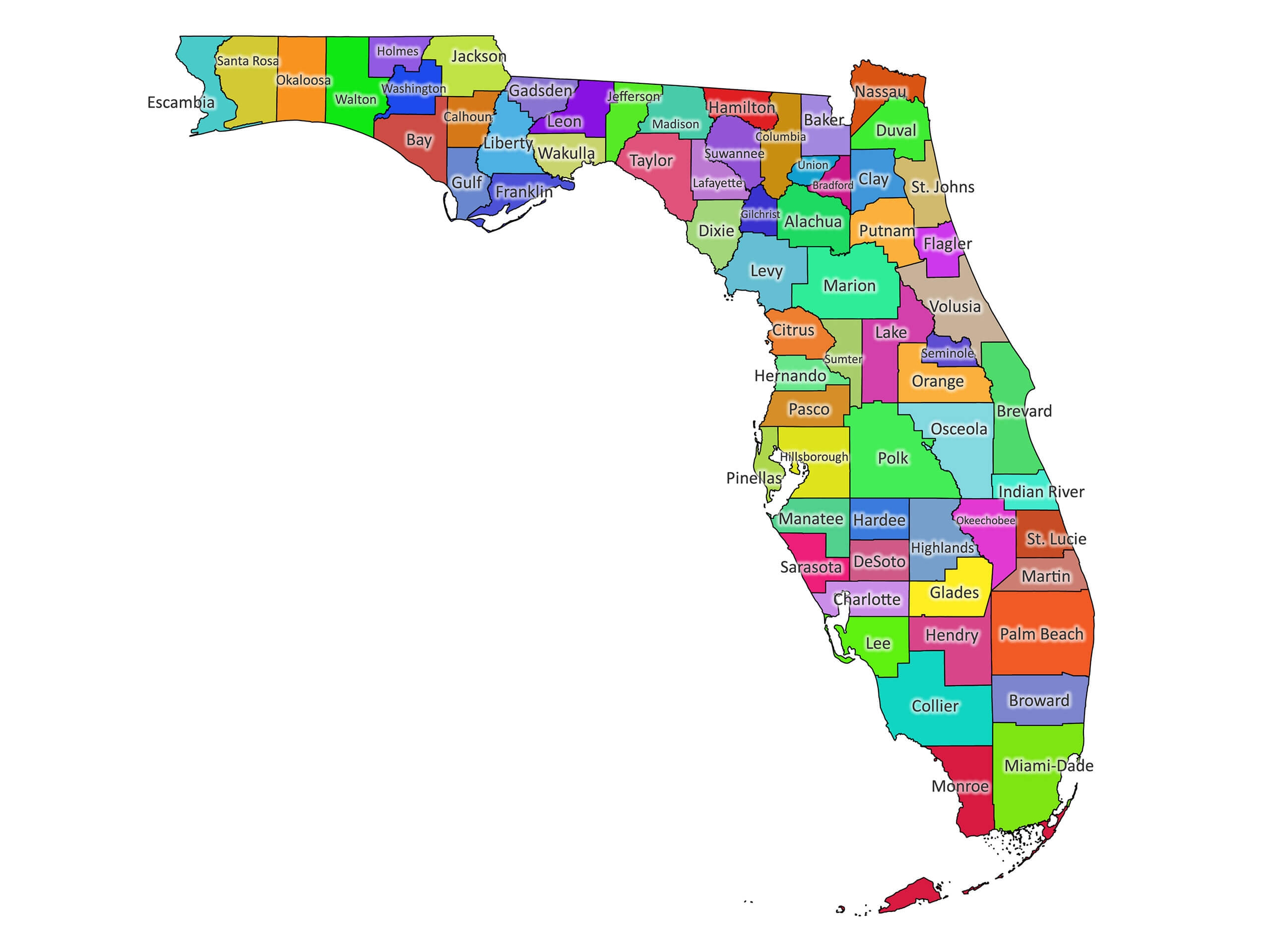 map of fl counties