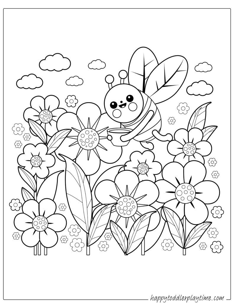 printable flower coloring pages free