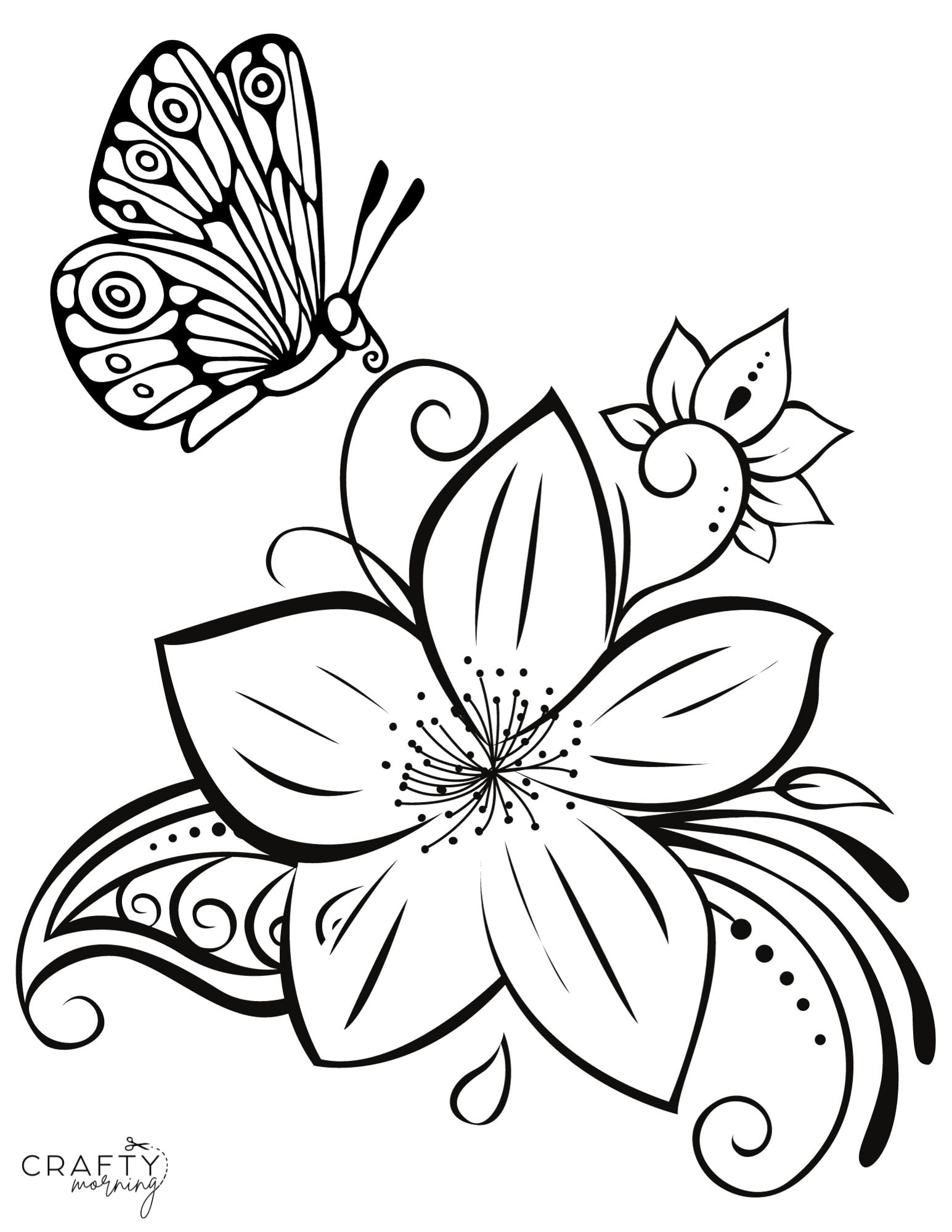 flower images coloring pages
