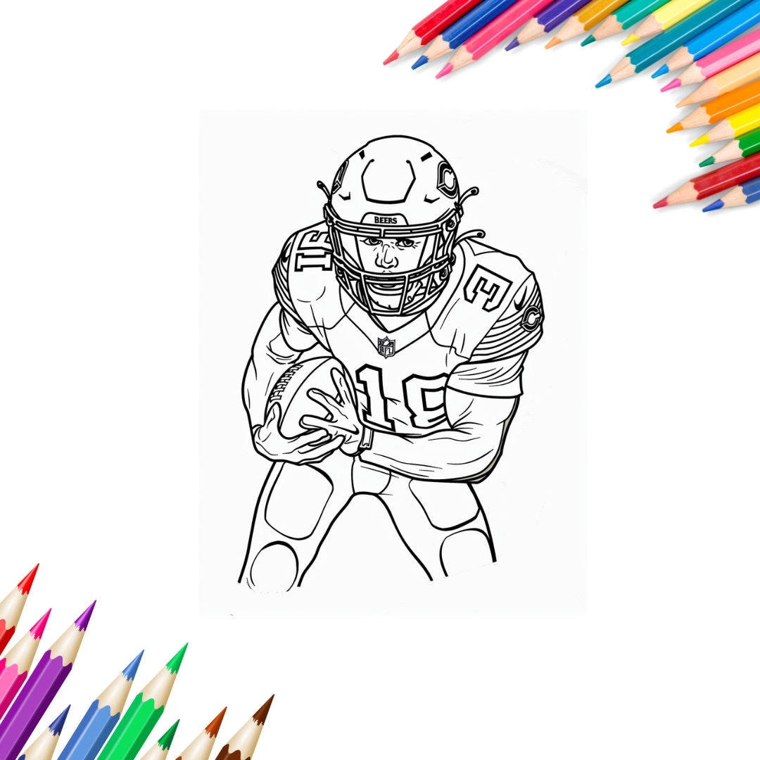 football player coloring pages football player coloring pages
