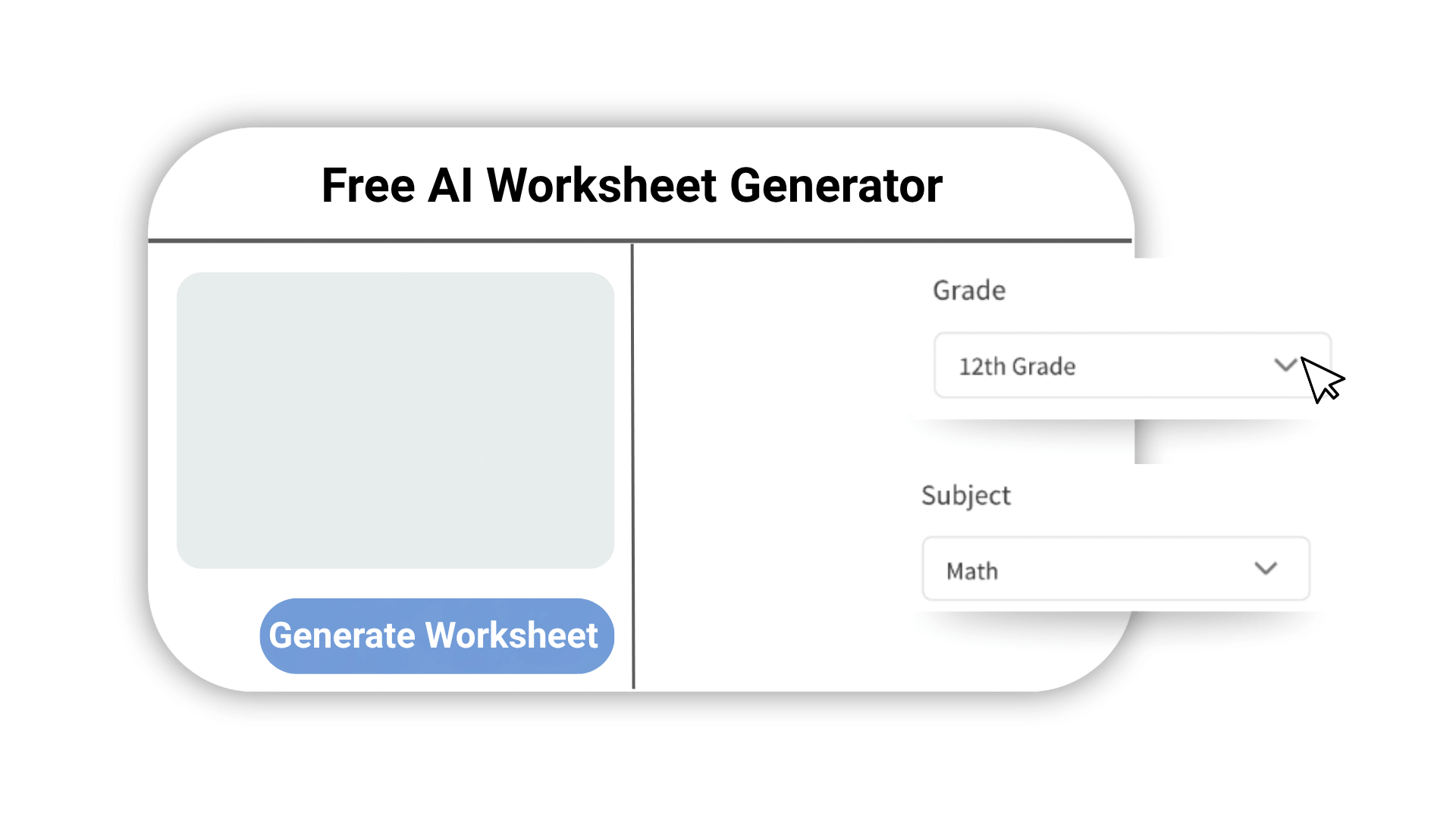 Free AI Worksheet Generator Free AI Worksheet Generator