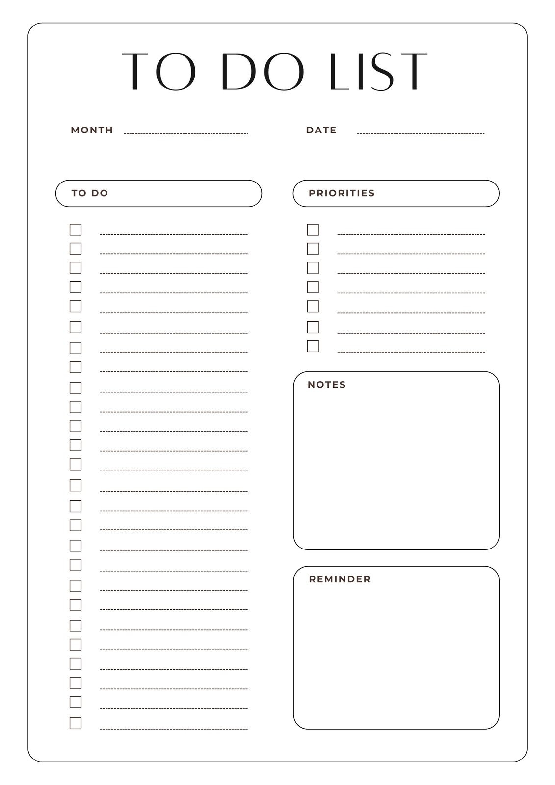 Free And Customizable To do List Templates Canva Free And Customizable To do List Templates Canva