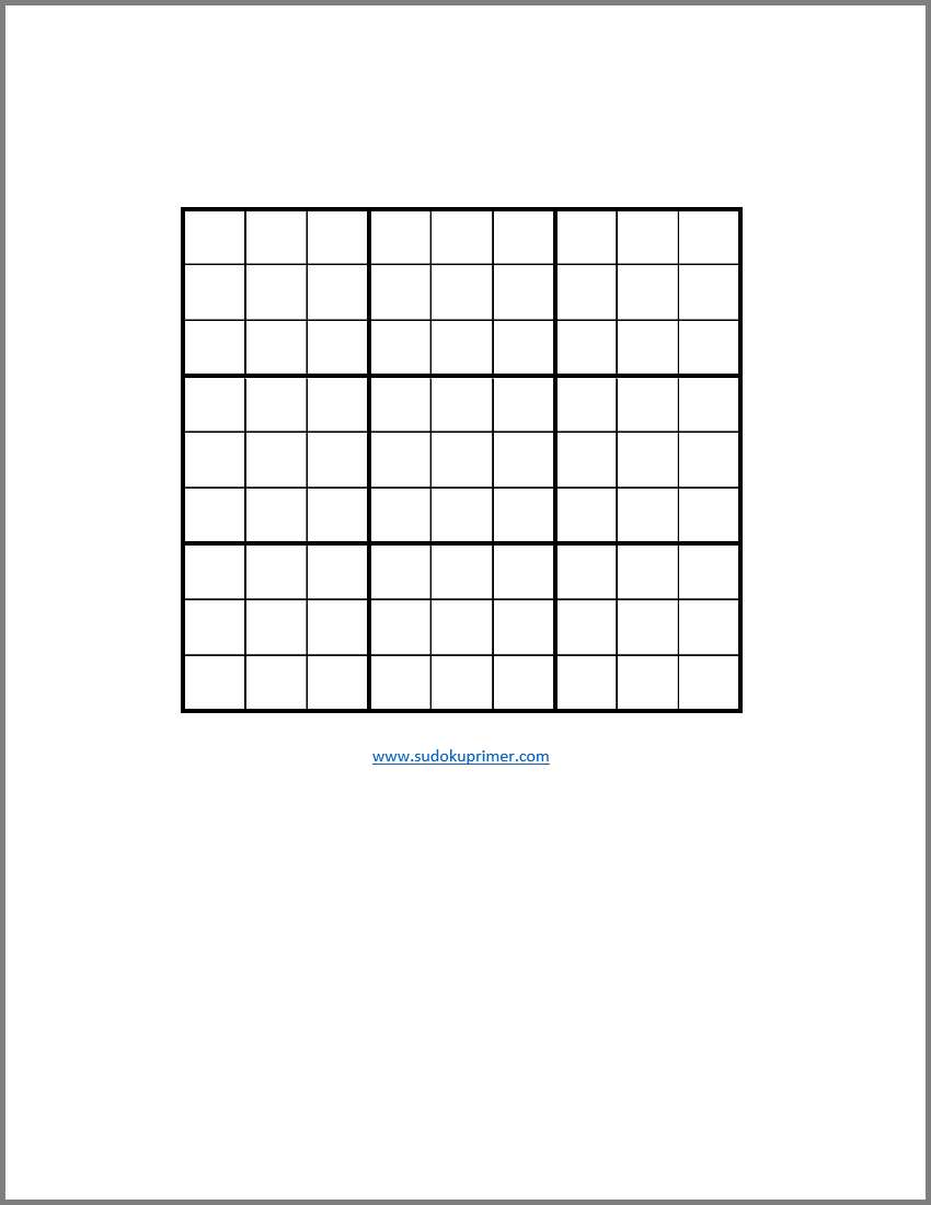 printable blank sudoku forms printable blank sudoku forms
