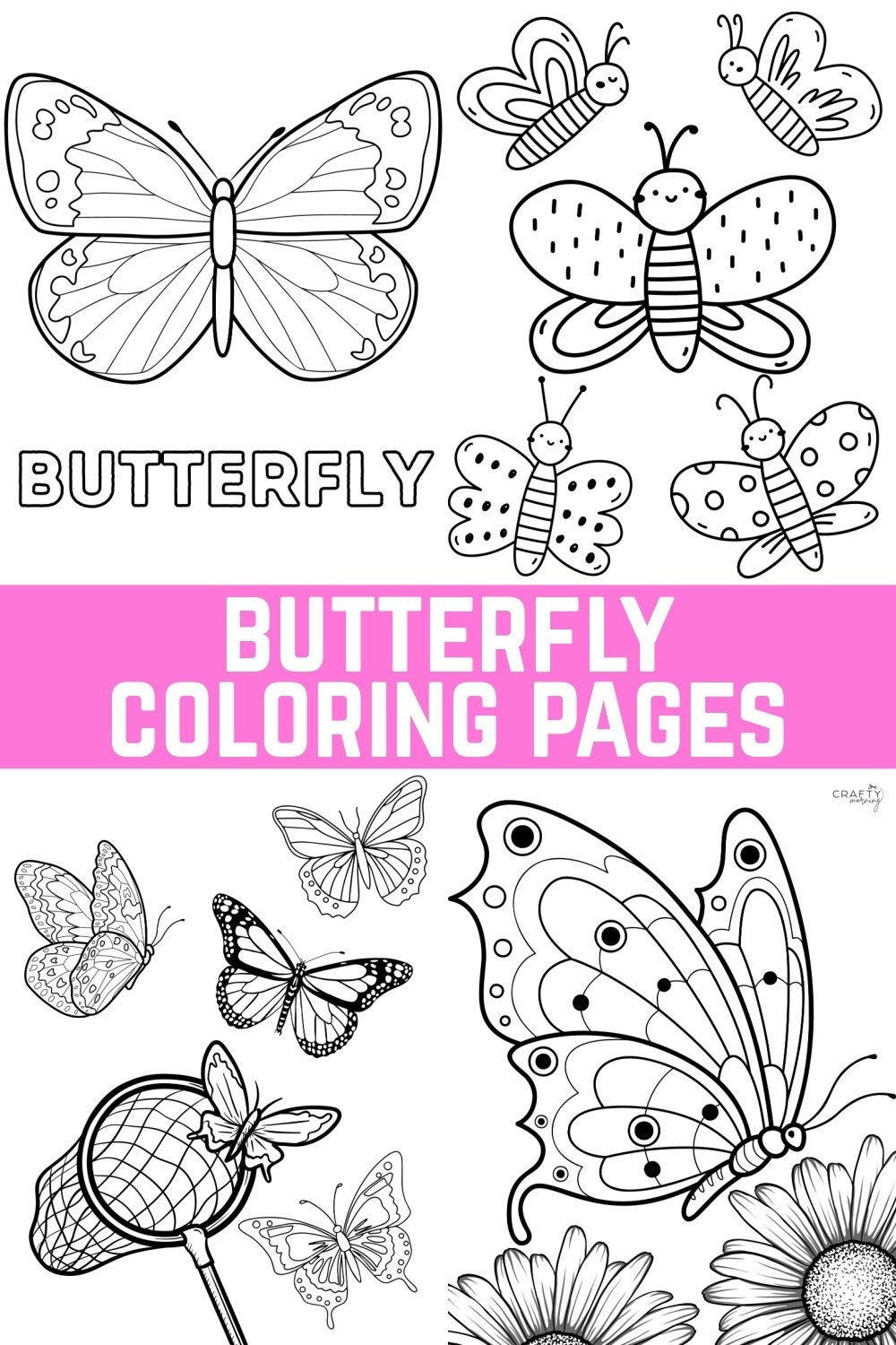 free coloring pages butterflies