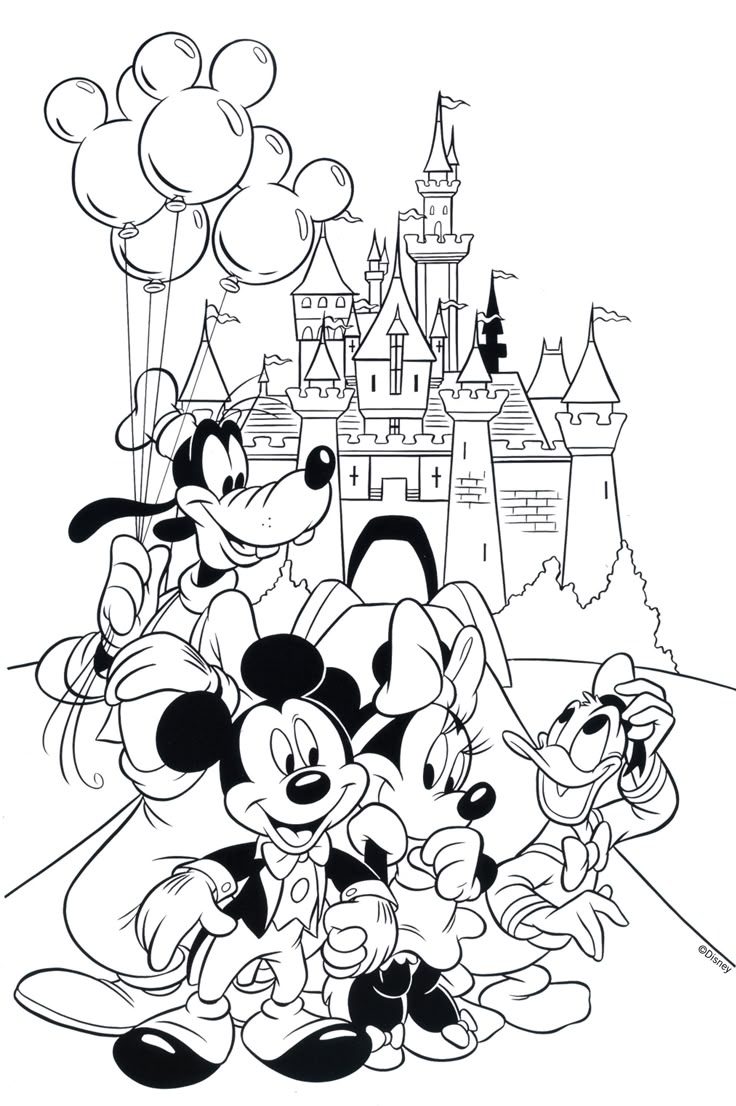 disney printable color pages
