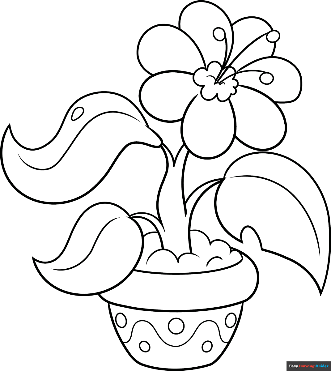 colouring pages of plants