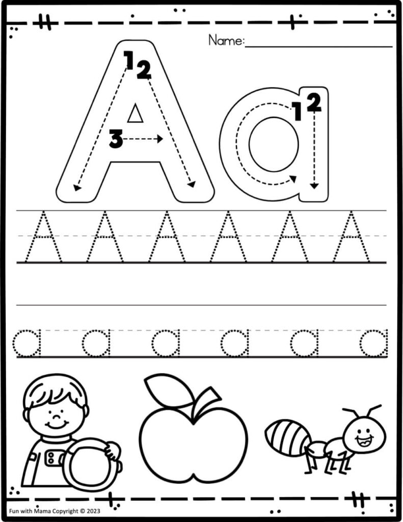 letter a worksheets free printables letter a worksheets free printables