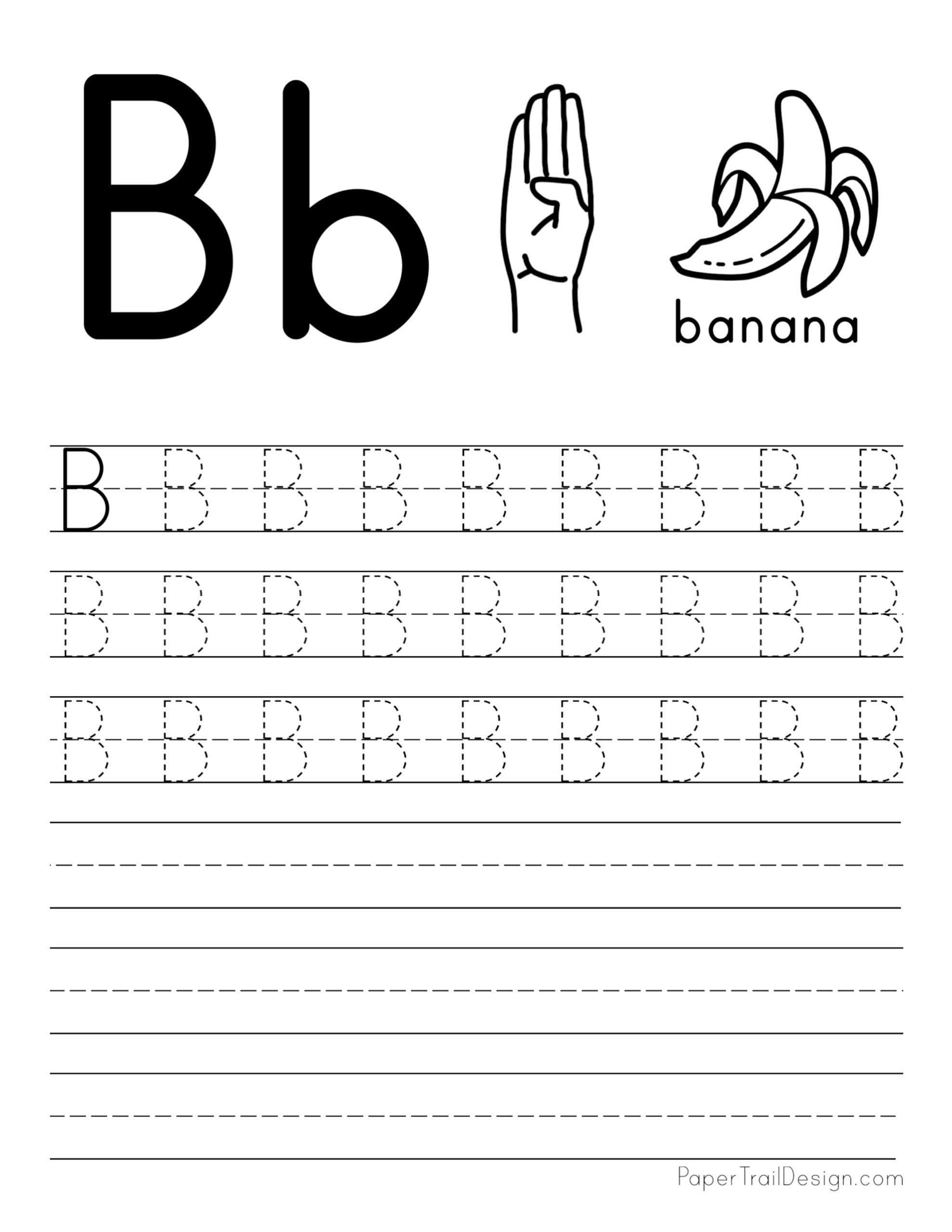 free alphabet tracing worksheets