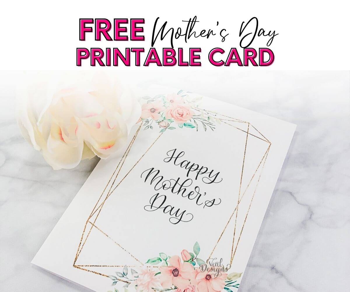 free printable mothers day card