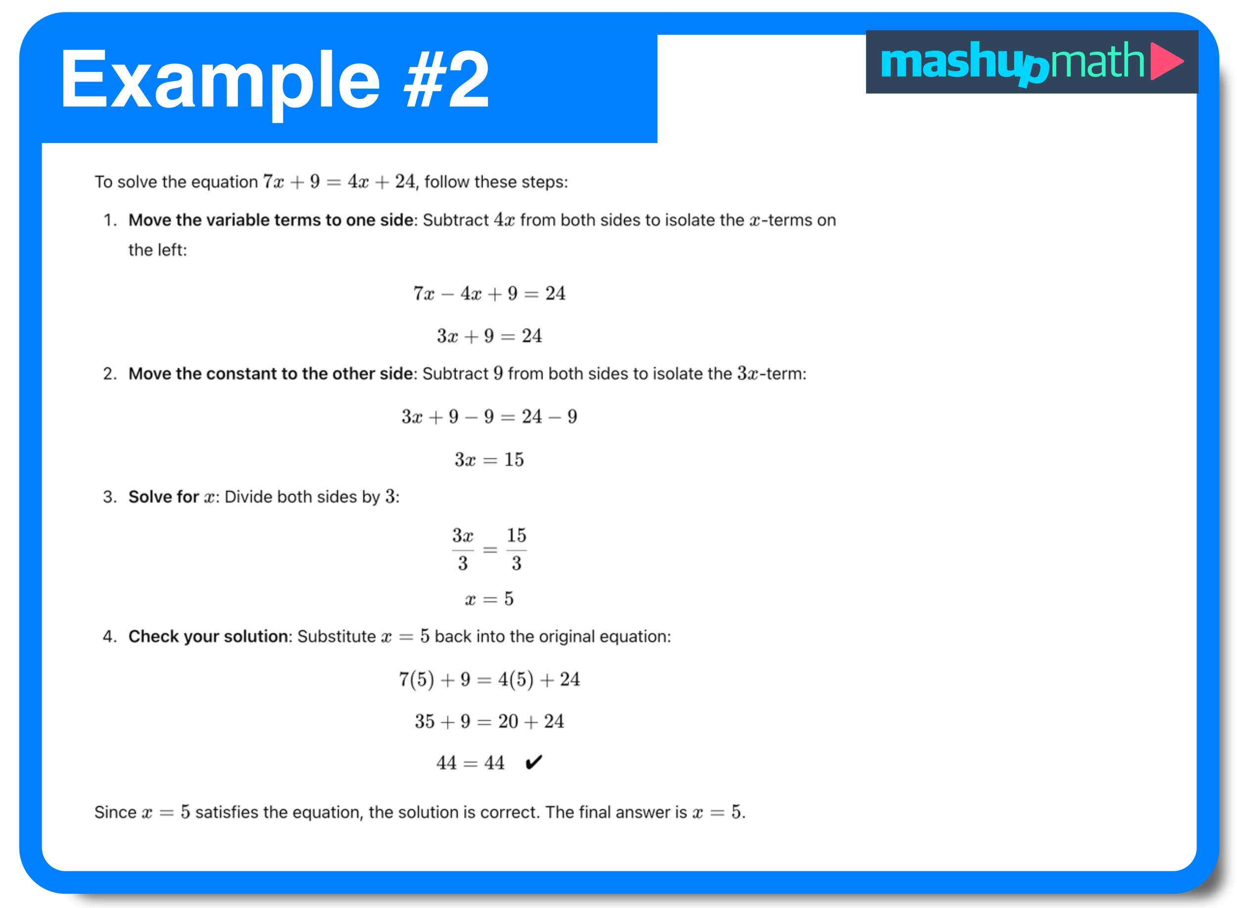 Free Multi Step Equations Worksheets Mashup Math Free Multi Step Equations Worksheets Mashup Math