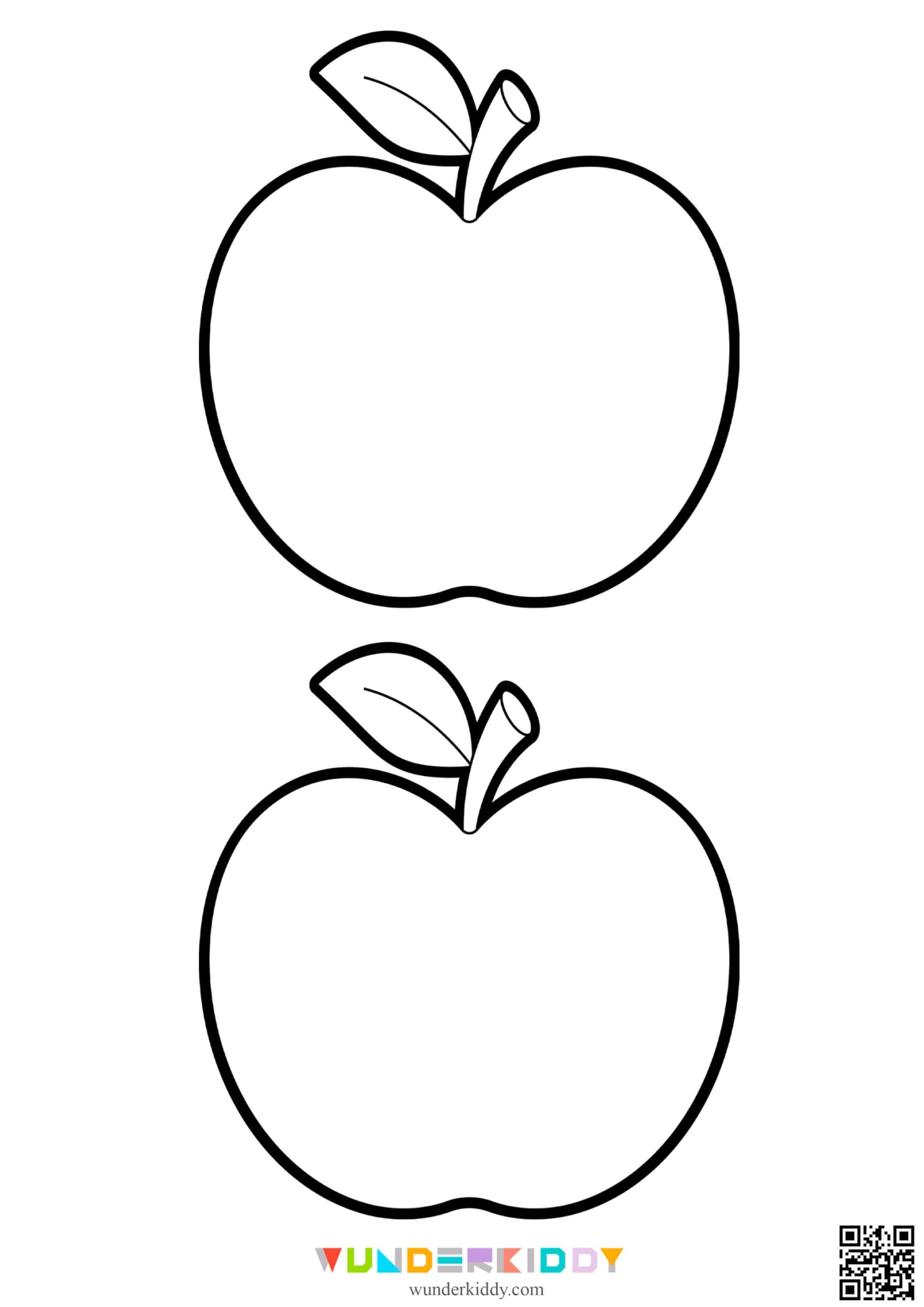 Free Printable Apple Template And Coloring Pages For Kids Free Printable Apple Template And Coloring Pages For Kids