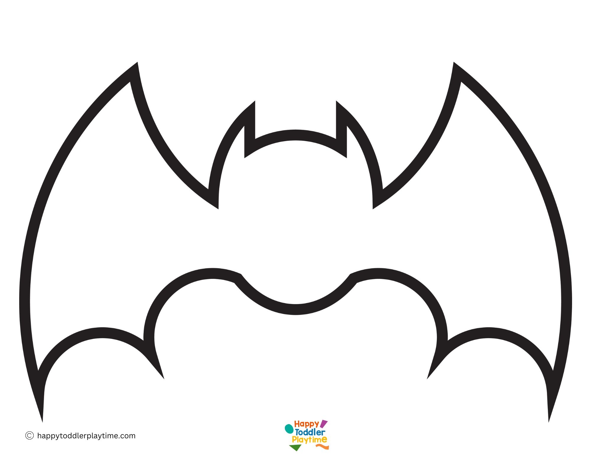 Free Printable Bat Templates For Halloween Crafts Happy Toddler Playtime