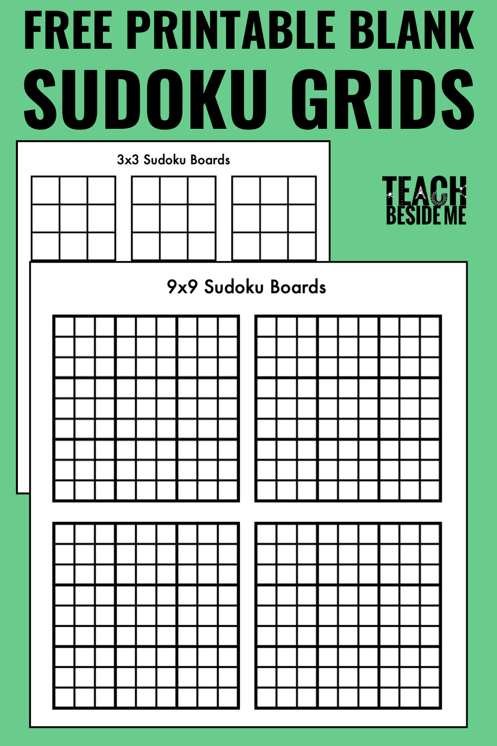 Free Printable Blank Sudoku Grids Teach Beside Me Free Printable Blank Sudoku Grids Teach Beside Me