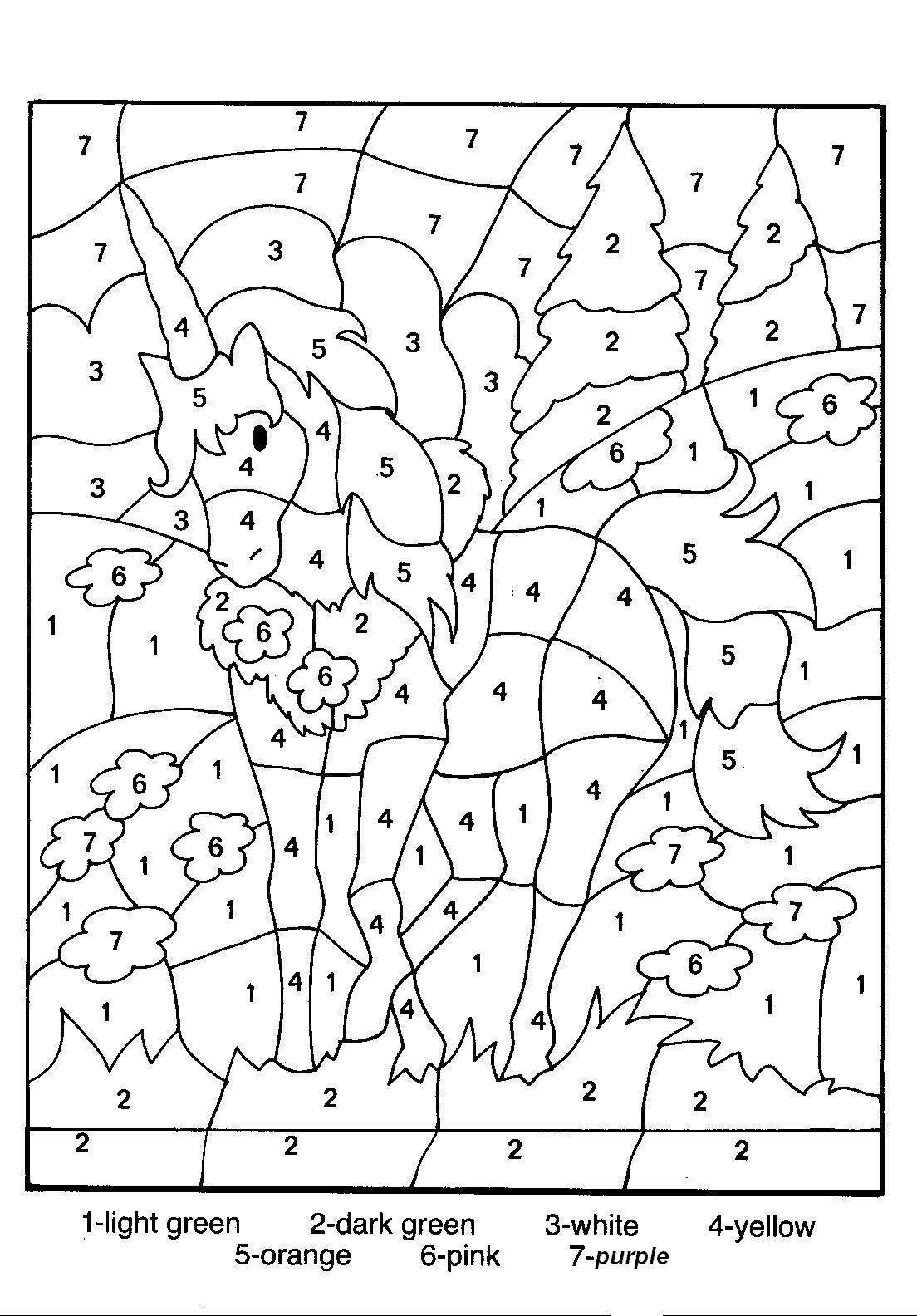 color by number print