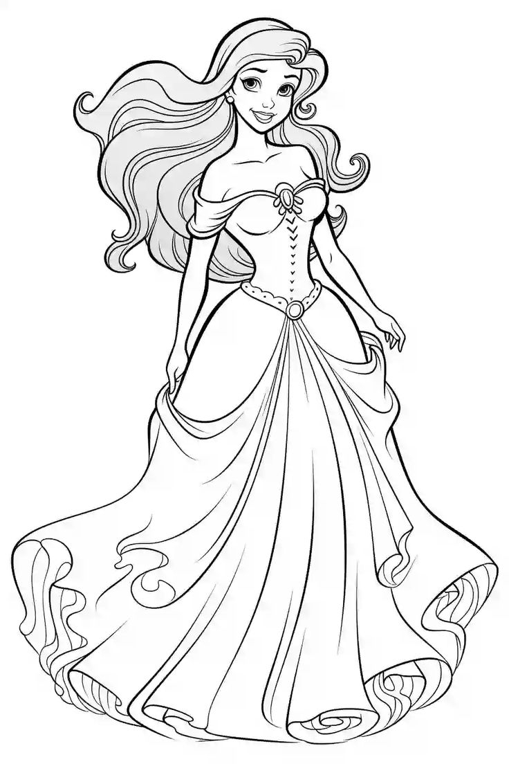 princess printable colouring pages princess printable colouring pages