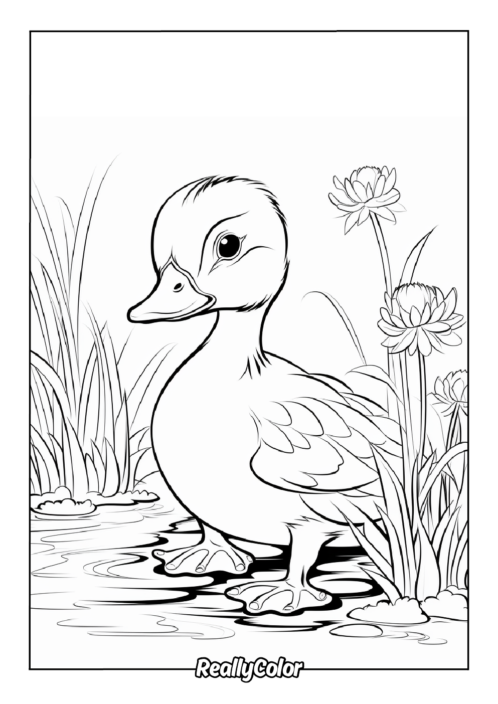 Free Printable Duck Coloring Pages Free Printable Duck Coloring Pages