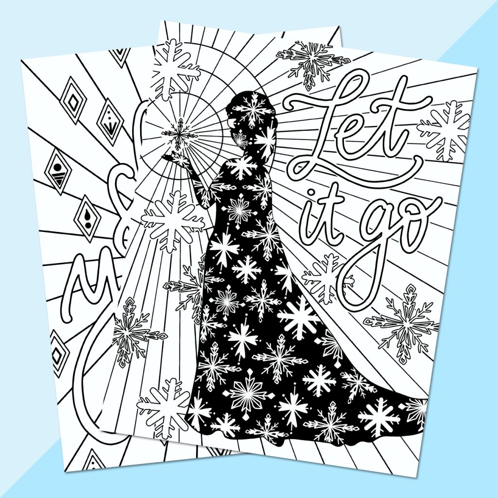 elsa coloring pages free printable
