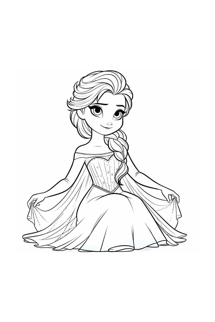 elsa printable colouring pages elsa printable colouring pages